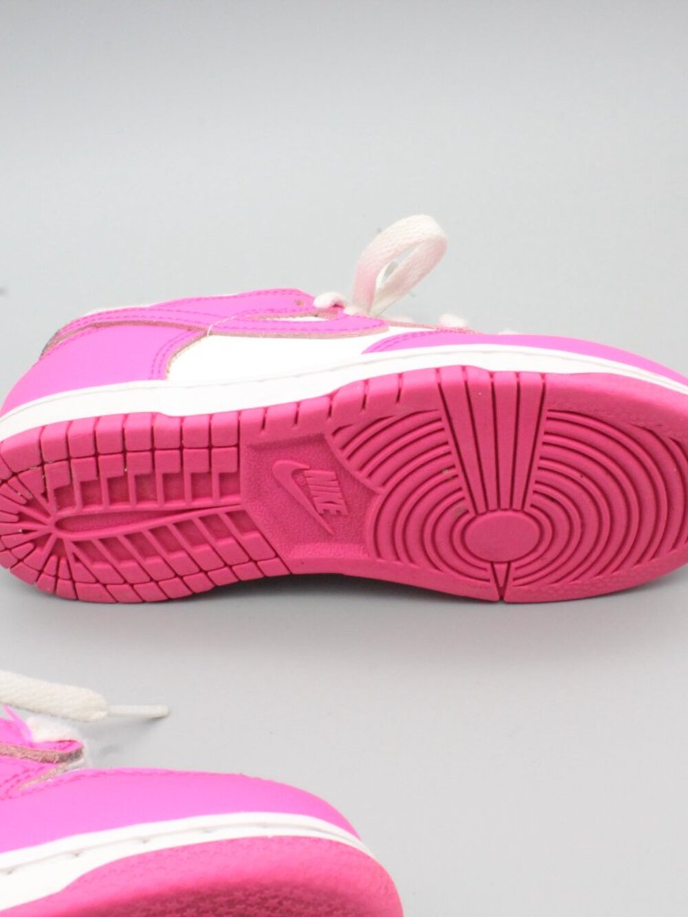 Nike Dunk Low PS Laser Fuchsia Girls Sz 12C - Picture 13 of 13